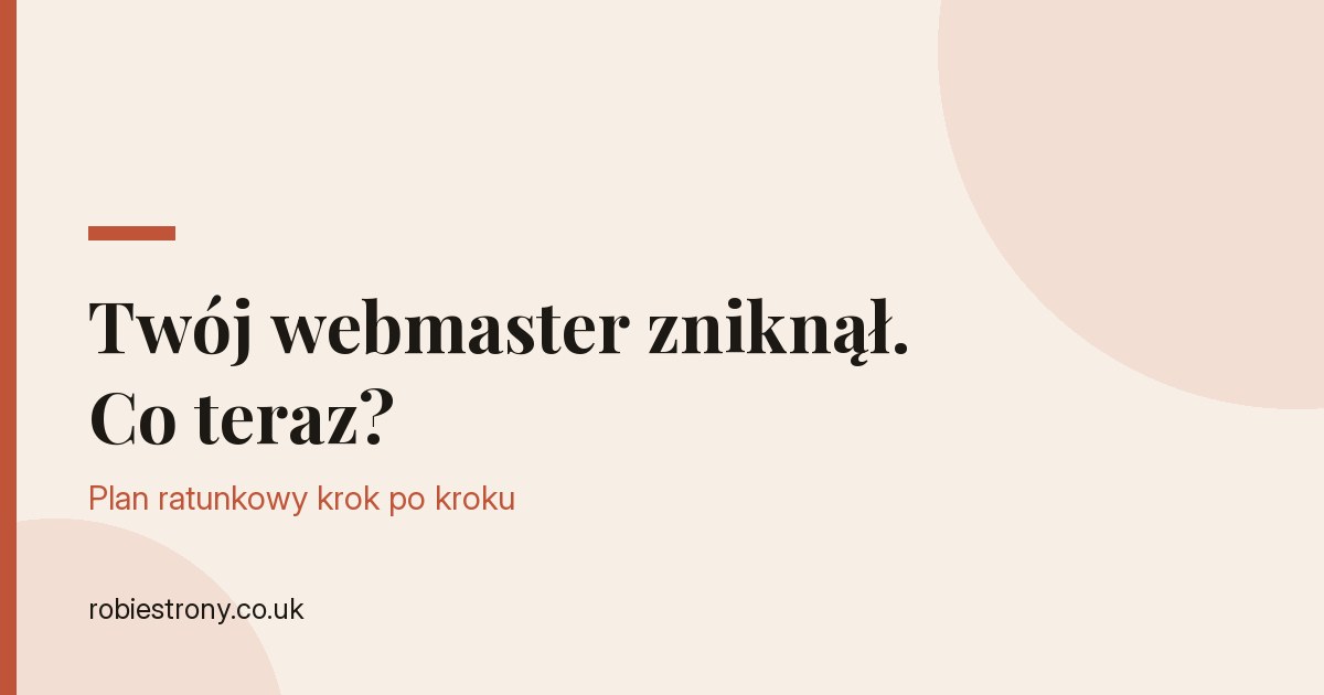 Właściciel firmy patrzy na telefon czekając na odpowiedź od wykonawcy strony