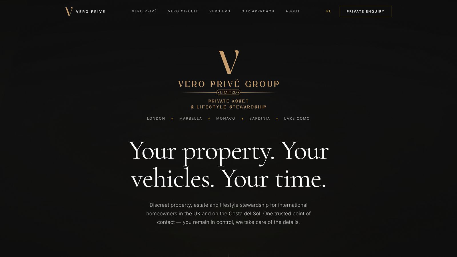 Strona Vero Privé